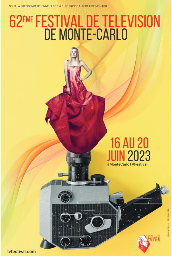Poster du 62e Festival de Télévision de Monte-Carlo, 2023
